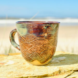 Emerald beach mug