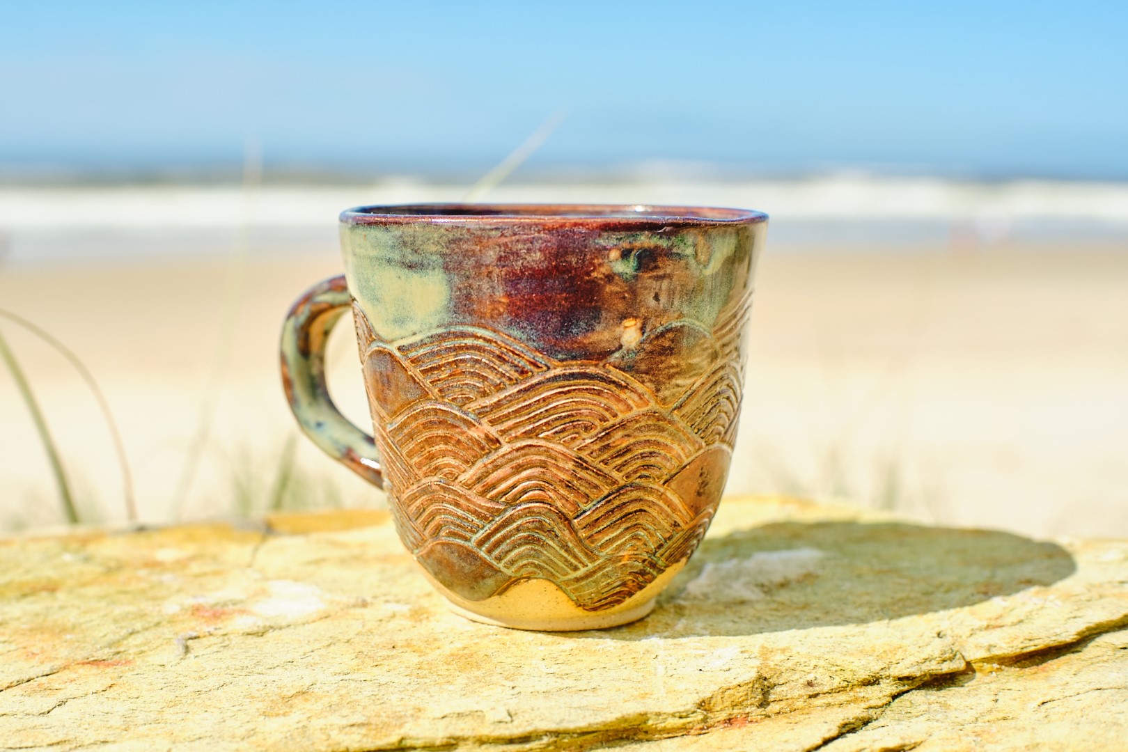Emerald beach mug