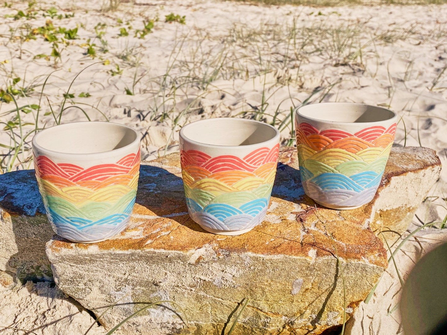 Rainbow wave tumblers - Image 3