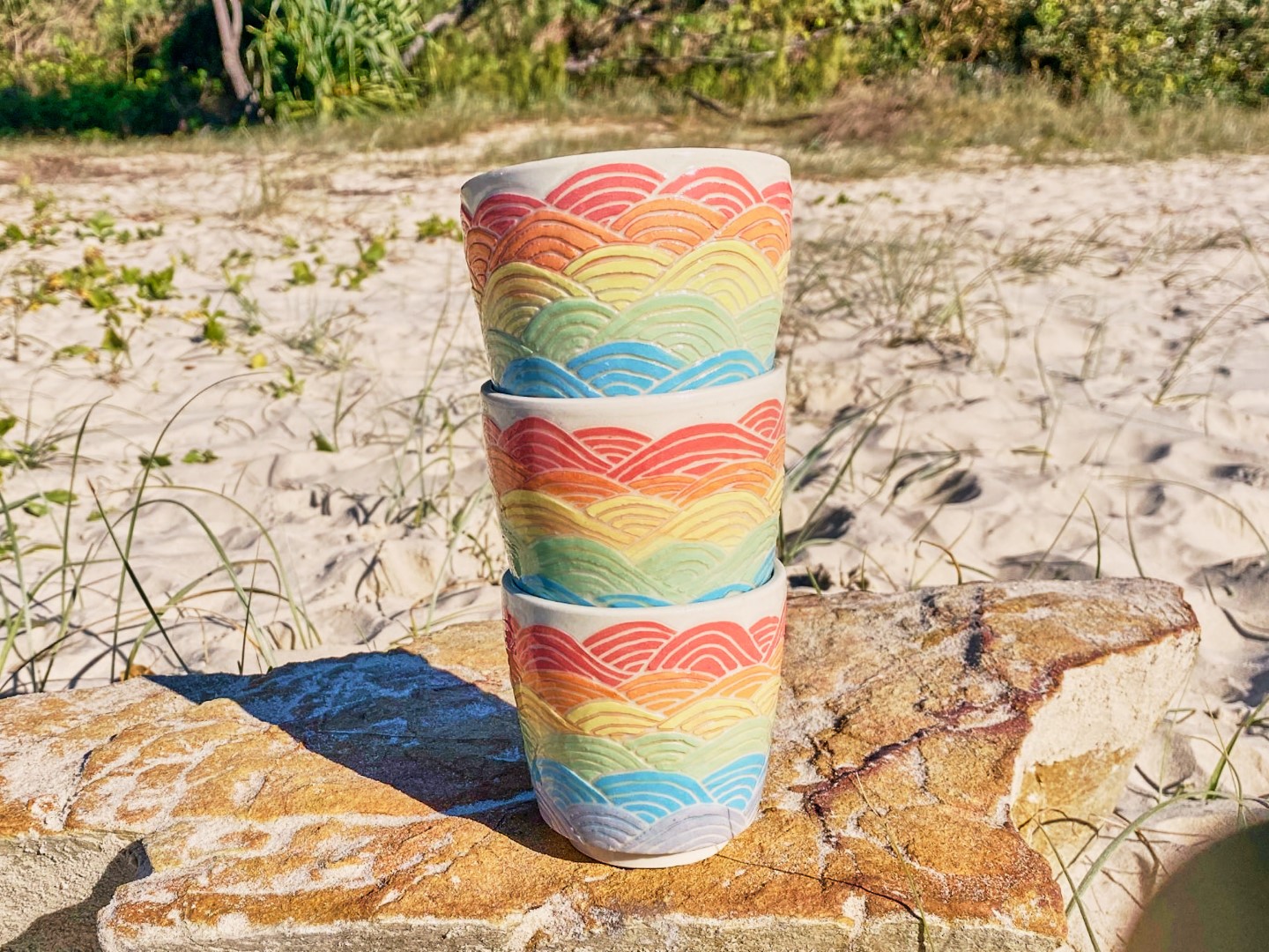 Rainbow wave tumblers - Image 2