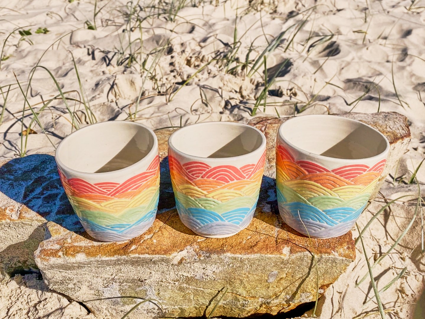 Rainbow wave tumblers - Image 5
